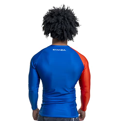 Sanabul NASA Long Sleeve Rash Guard for Men, Compression Shirt for MMA BJJ Wrestling Cross Training, Swim Surf Rash Guard3