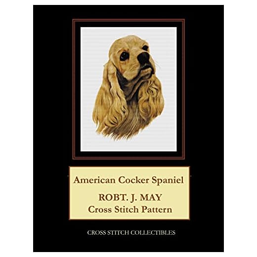 American Cocker Spaniel: Robt. J. May Cross Stitch Pattern