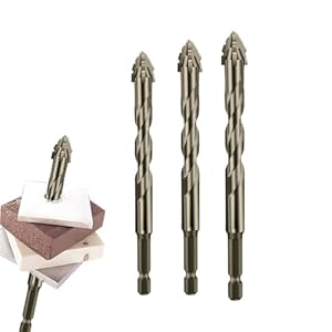 LXCJZY Vier-Nuten Exzenterbohrer Set (6+8+10 mm)