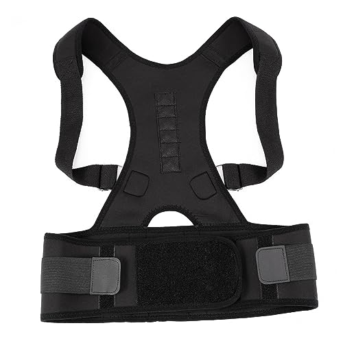 Didiseaon Posture Support Belt for Adults Shoulder Strap Lumbar Support Correct Slouching Spine Alignment