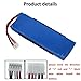 Youejoeq Replacement Battery for Pulse 2 Wireless Bluetooth Speaker, fits Part no 5542110P 6000mAh