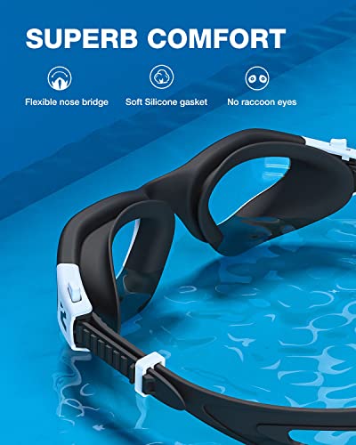 Image of ZIONOR Swim Goggles, G1 SE Swimming Goggles Anti-Fog for Adult Men Women