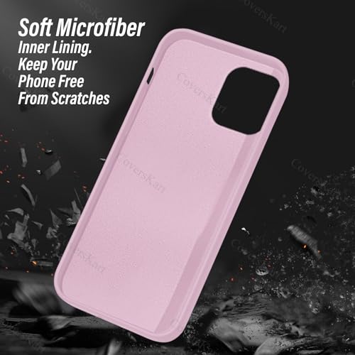 Image of Liquid Silicone Back Cover for Redmi Note 10 / Redmi Note 10S | Inner Microfiber Velvet | Camera Protection Anti Shock Back Case (Lightpurple)