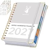 Brave Elk 2027 Planner Weekly & Monthly & Daily Planner Calendar NoteBook