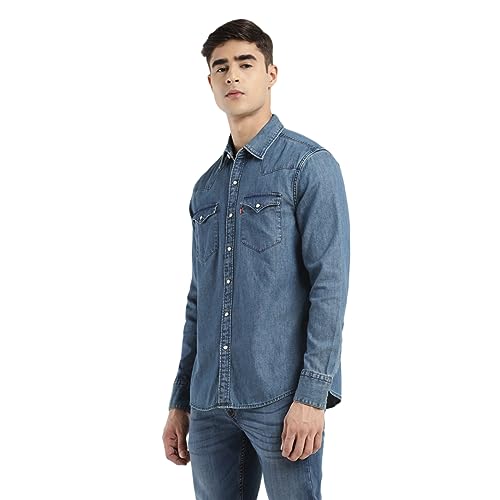 Image of Levi's Men's Cotton Regular Fit Solid Casual Shirt