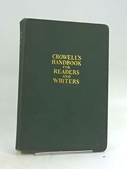 Hardcover Crowells Handbook for Readers & Writer Book