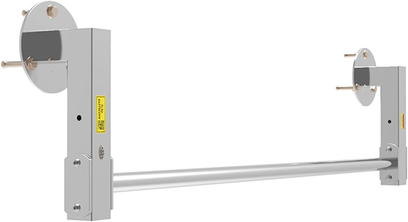 Barra de dominadas de acero inoxidable para pared soporta 300 kg gimnasio exterior