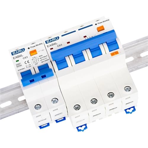 Protector de fugas RCBO 4P 20A interruptor de circuito 230V 5