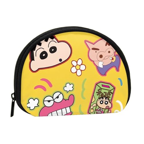 クレヨンしんちゃん 小銭入れ コインケース こぜにいれ 定期入れ ミニ 財布 コンパクト 手のひらサイズ 大容量 軽量 お札入れ プレゼント ギフト 就職祝い