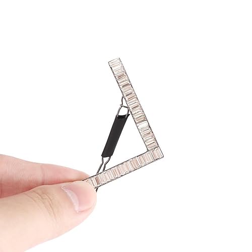 Miniatura 2 de Leadigol Horquillas Ornamento Cabello Cristal Mujeres Cubic Zircon Geométrico Accesorios para el Cabello