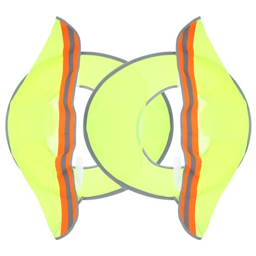 Protector solar para cuello de alta visibilidad, accesorio reflectante de malla para casco 1