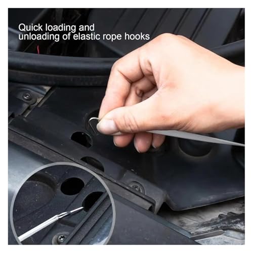 Red para coche de rejillas riñón delantero con protección universal 5