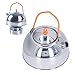 HERCHR Portable 0.6 Liter Lightweight Stainless Steel Camping Kettle Camp Tea Pot with Storage Bag for Outdoor Picnic Fishing