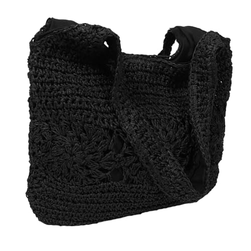 Sac en paille tressée bandoulière et cabas de plage pour femme