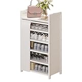 TAIVINN シューズラック 折り畳み スリム 靴箱 カーテン付き 靴ラック 棚 おしゃれ 北欧 省スペース 大容量 玄関収納 (7段 幅50cm)