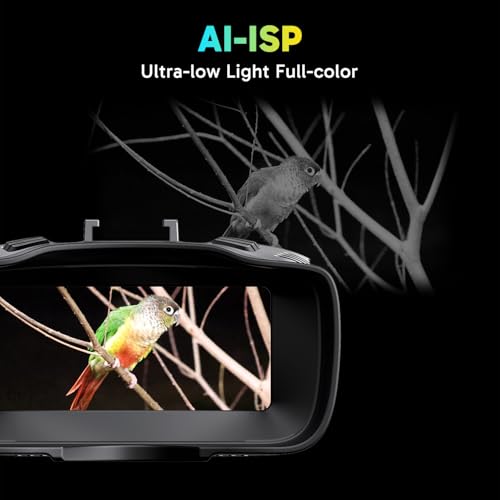 AKASO Seemor-200 Night Vision Goggles - 4K Full Color Night Vision Binoculars for Adults, App-Enabled Photo and Video Saving,AI-ISP 3280FT Viewing Range,16x Digital Zoom for Camping Hiking & Security by AKASO - Image 2