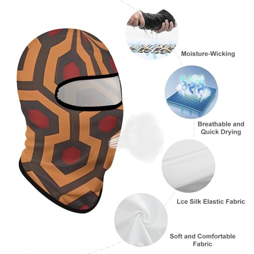 Balaclava para Hombre Máscara de Esquí para Mujer Cubierta Brillante de Cara Completa para Ciclismo miniatura 3