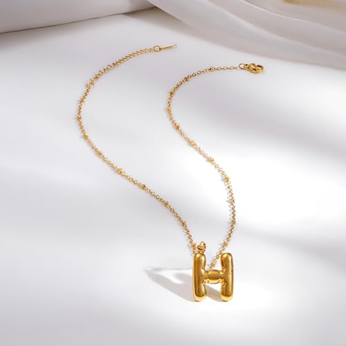 Image of Rubans Demi Fine Stainless Steel Alphabet Pendant CZ Gift for Women & Girls