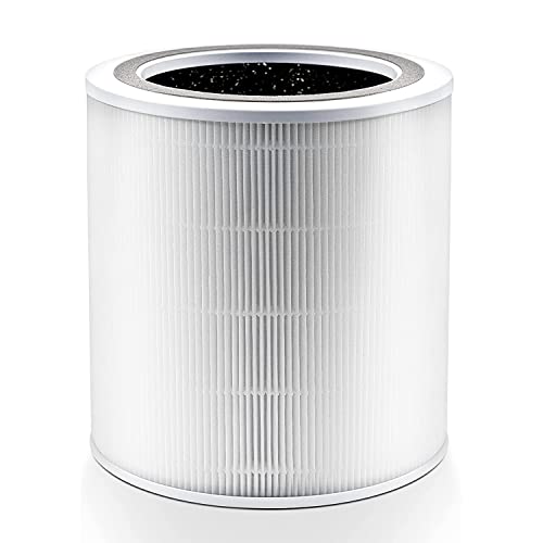 Image of LEVOIT Core 400S-P Air Purifier and Genuine Replacement Filter, Supports HEPA Sleep Mode, High-Efficiency Activated Carbon for Removal of Smoke, Odor, Allergens, Pollen