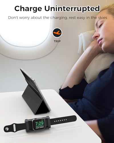 NEWQ Outdoor Power Bank for Apple Watch: Small Portable Magnetic Wireless Charger & Rechargeable 1800mAh Battery Powerbank for Charging iWatch When Camping & Traveling - Image 9