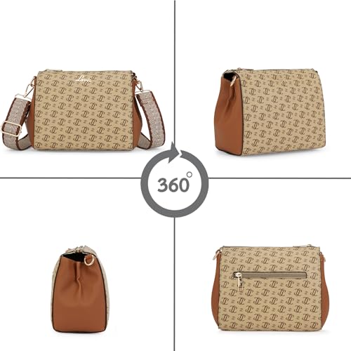 Image of Lavie Women's Cetan Horizontal Sling Bag | Ladies Purse Handbag | Gift for Women