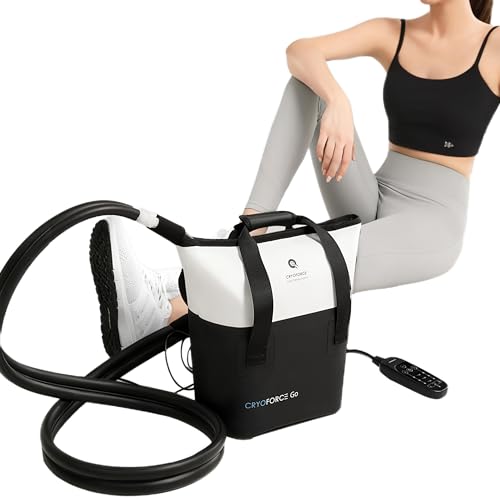 CRYOFORCE Máquina de terapia de frío plegable, máquina de terapia de hielo con temporizador inteligente, reemplazo de rodilla, ACL, recuperación postoperatoria MCL, alivio del dolor, para lesiones