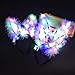 Produktbild Kopfbedeckung LED Luminous Luminous Hairy Bunny Luminous Stirnband Flashing Bunny Ears Kopfbedeckung Stirnband Spielzeug Geburtstag Weihnachtsfeier 10 Stk