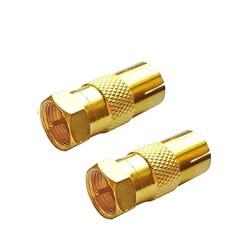 Adaptateur F male TV femelle pour resoudre les problemes de signal