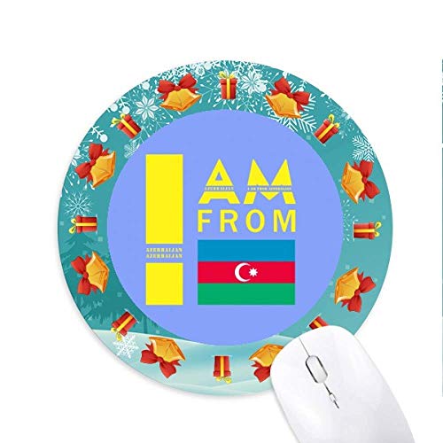 Je suis de l'azerbaïdjan Tapis de Souris Souris Ronds Cadeaux de noël
