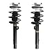 OREDY Front Pair Struts with Coil Spring Assembly Replacement for BMW 320i 323i 323Ci 325i 328i 330i 328Ci 330Ci -171581 171582