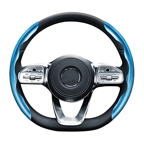 Car Steering Wheel Cover for Women Men, Universal Anti Skid Cover Set 17 Inch Thin Breathable Car Wheel Protector Sports Cover