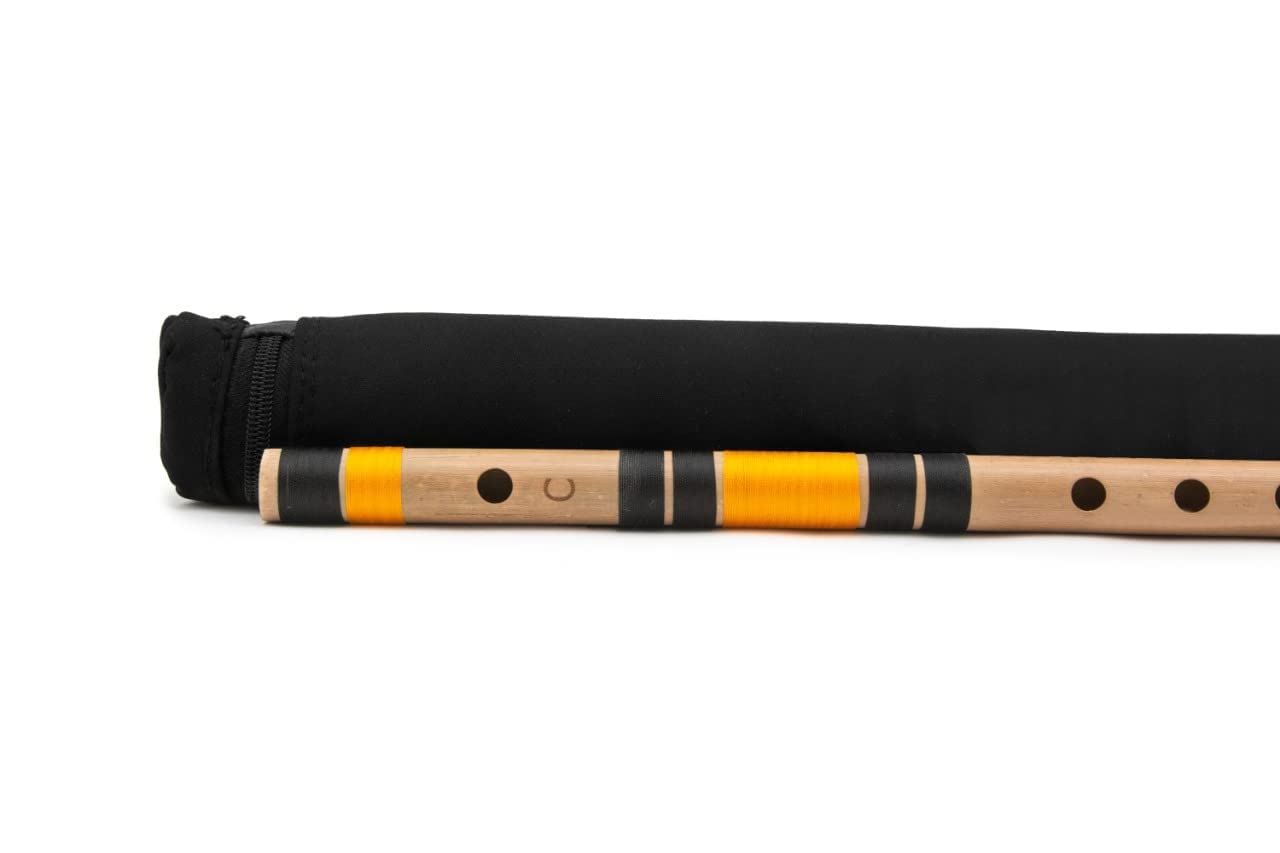 MY MUZIK Bamboo Bansuri C Scale With Hard Quality Cover-image-41