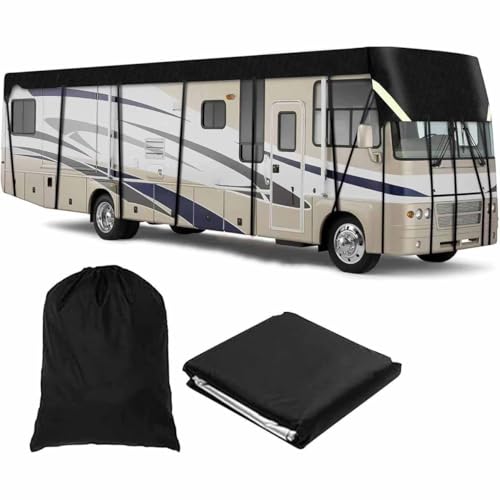 Heavy-Duty RV Roof Cover with Reflective Strips