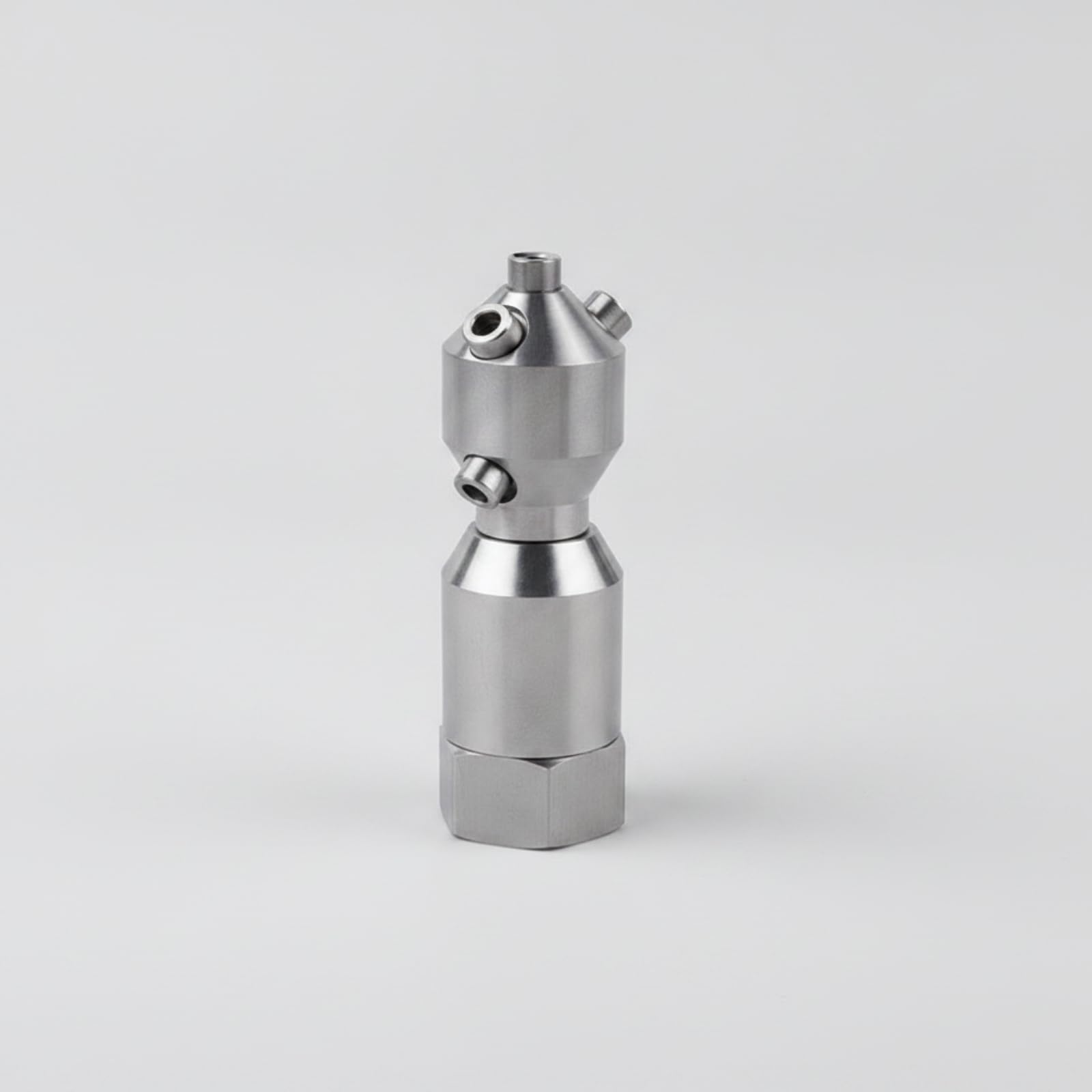 360° drehbar Edelstahldüse mit Gewinde, style to 8, 1/2 Zoll