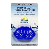 Lo-Chlor Miraclear Pool Clarifier for Swimming Pool - Crystal Clear Water Made Easy, Super Concentrated Gel Tab Keeps Pool Clear for 30 Days, Works with Inground and Above Ground Pools (2.8 Oz)
