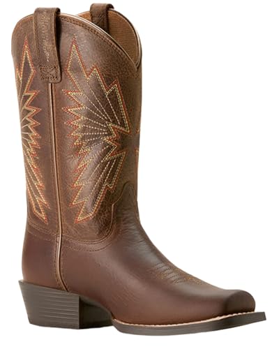 Ariat Youth Decatur Western Boot, Honey Bee, 5.5