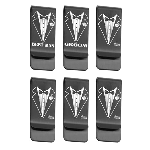 Secure Aluminum Money Clip: Men's Slim Wallet Replacement, Blocks Electronic Pickpocketing