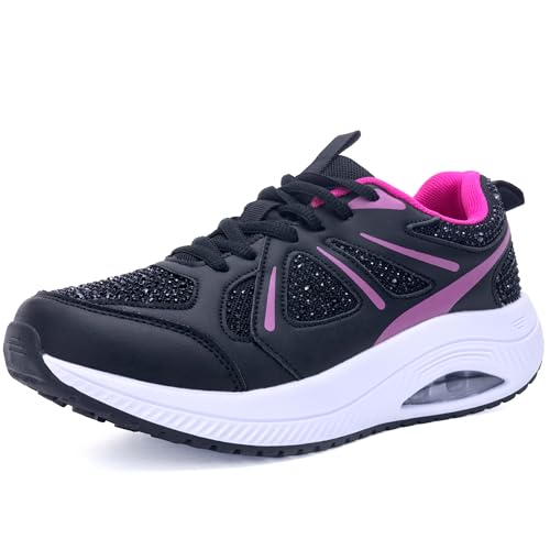 Image of AOV Women Arch Support Walking Shoes Orthotic Sneakers for Plantar Fasciitis Foot and Heel Pain Relief Tennis Shoes