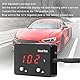 Abgastemperaturanzeige, Auto Abgastemperaturanzeige EGT Meter Rote LED Digitalanzeige Universal für 12V Fahrzeuge