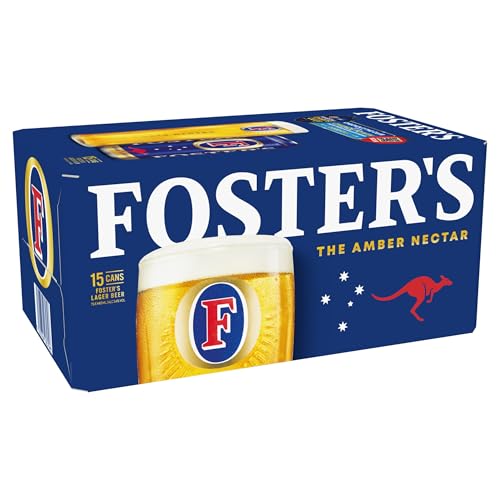 Fosters 15x440ml Lager Beer Can