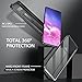Dexnor for Samsung Galaxy S10 Case, [Built in Screen Protector and Kickstand] Heavy Duty Military Grade Protection Shockproof Protective Cover for Samsung Galaxy S10 Black
