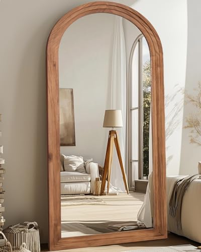 Coomily Full Length Mirror, 76"×34" Wooden Mirror Full Length with