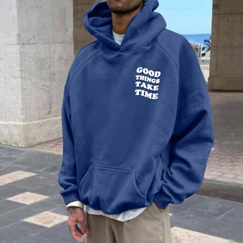 Love Like Jesus Hoodies for Men Letter Graphic Christian Faith Hoodies with Pocket Long Sleeve Drawstring Hooded Sweatshirts3