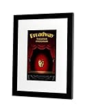 Broadway Playbill Frame -Satin Black Finish with White Mat