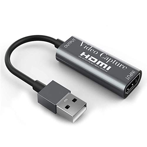 HDMI キャプチャーボード USB2.0 1080P/30Hz ビデオキャプチャカード ゲーム実況生配信 画面共有 医用撮像 録画 ライブ会議に適用 Switch Xbox One OBS Studio対応 電源不要 日本語取扱説明書付き