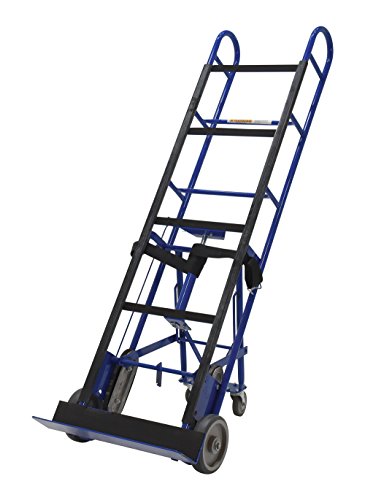 Vestil Appl-1200 Steel Appliance Cart With Ratchet, Swivel Rubber Wheels, 1,200 Lb. Load Capacity, 72" Height X 24" Width X 15" Depth #TOP1