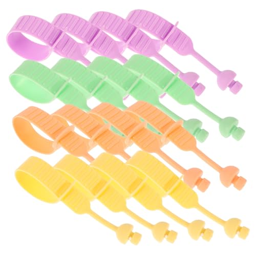 LIFKICH Silicone Toilet Lid Lifter 16pcs Set Easy to Clean Sanitary for Home Public Bathrooms