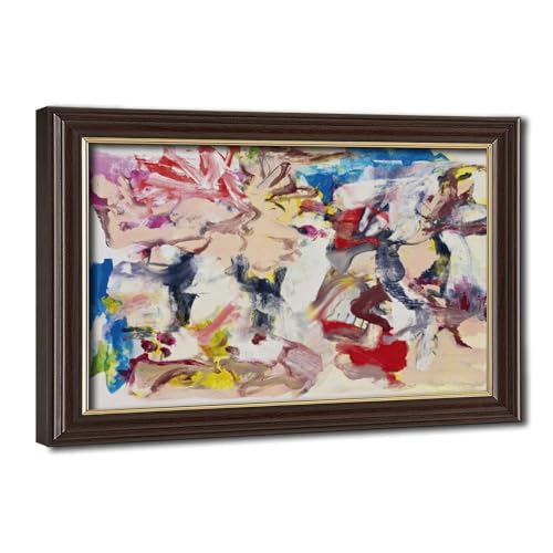 Toile East Hampton VII Willem De Kooning - Cadre suspendu pour salon et bureau 40x61
