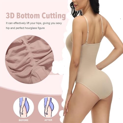 Combinaison Gainante sans Couture MOCHAMIK Dos Nu String Ventre