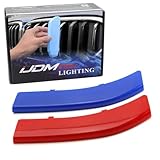 iJDMTOY M-Colored Grille Insert Trims Compatible With BMW F30 3 Series 320i 328d 328i 335i 340i w/ Standard Kidney Grill (11 Beams), NOT 8-Beam Black Grille nor M3